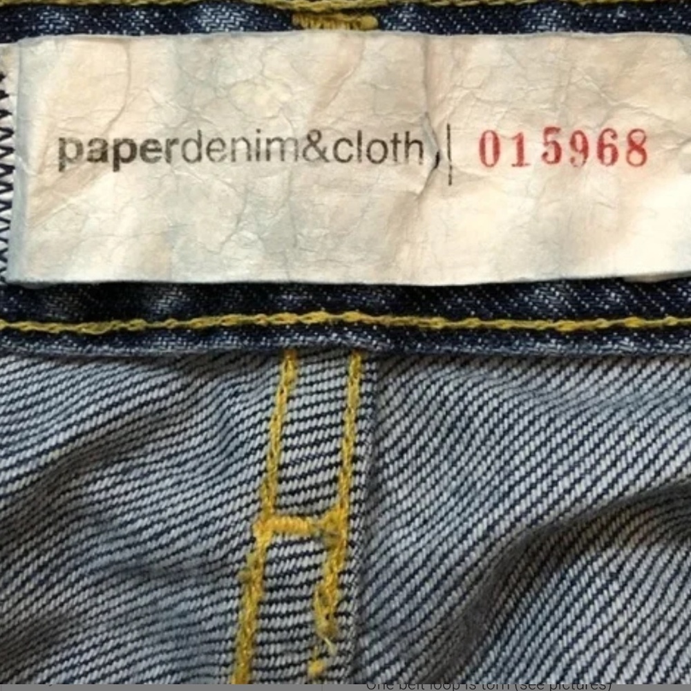 Paper Denim & Cloth Blue Washed Bootcut Jeans Sz 27 - Picture 7 of 8